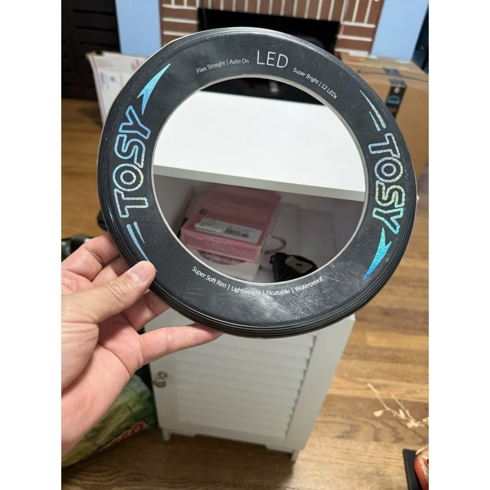 TOSY Flying Ring Red LEDs- Super Bright Waterproof Floats